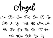 Load image into Gallery viewer, Engraved name necklace for birthday or anniversary gift