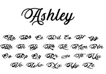 Load image into Gallery viewer, Silver name necklace for women with elegant lettering