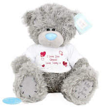 Load image into Gallery viewer, Personalised Me To You Bear with heart and custom T-shirt