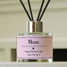 Load image into Gallery viewer, Luxury personalised reed diffuser in pink for her birthday or special occasion
