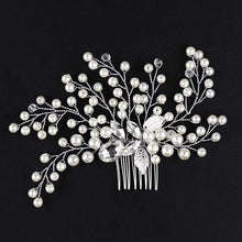 Load image into Gallery viewer, pearl-hairpin-rhinestone-hair-ornament-wedding-hair-accessories-set-crystal-comb-bridal-wedding-hair-accessories-hairpin-rhinestone-hair-ornament-crystal-barrettes-bride-fashion-jewelry