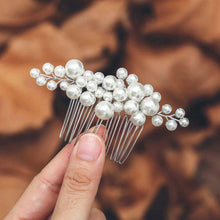 Load image into Gallery viewer, pearl-hairpin-rhinestone-hair-ornament-wedding-hair-accessories-set-crystal-comb-bridal-wedding-hair-accessories-hairpin-rhinestone-hair-ornament-crystal-barrettes-bride-fashion-jewelry