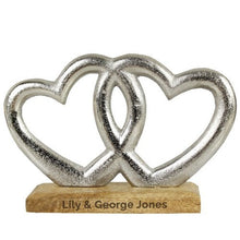 Load image into Gallery viewer, Personalised heart ornament gift idea for Valentine’s Day