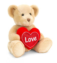 Load image into Gallery viewer, Soft plush love bear for anniversaries and romantic occasions
