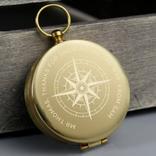 Load image into Gallery viewer, Custom compass for graduation or retirement keepsake