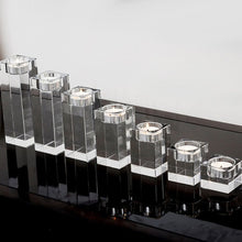 Load image into Gallery viewer, crystal-square-glass-tealight-candles-holder-for-wedding-home-decor-square-glass-candle-holders-uk-square-pillar-candle-holders-square-candle-holders-tall-square-glass-candle-holders