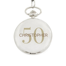 Load image into Gallery viewer, personalised-birthday-big-age-pocket-watch-mens-watch-pocket-gift-watches-mens-quartz-business-style-watches-with-chain-birthday-men-watches-gifts-men-watch-pocket-pants-vintage-pocket-watches-watch-pocket-jeans-pocket-watches-uk