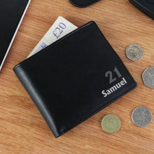 Load image into Gallery viewer, personalised-wallets-mens-wallet-with-coin-bag-zipper-small-money-purses-new-design-dollar-slim-purse-money-clip-wallet