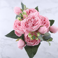 Load image into Gallery viewer, Peonies ¦ Artificial Peony Flowers Bouquet & Peony Faux Flowers