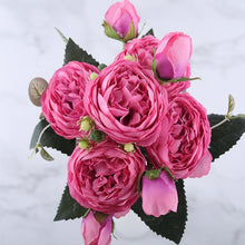 Load image into Gallery viewer, Peonies ¦ Artificial Peony Flowers Bouquet & Peony Faux Flowers