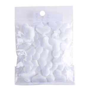 100 fabric heart petals for Valentine’s Day or proposal