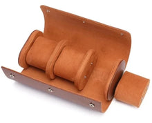 Load image into Gallery viewer, compact watch roll case for 3 watches