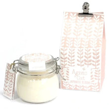 Load image into Gallery viewer, botanical fragrance candle in glass jar