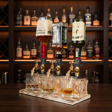 Load image into Gallery viewer, rustic whisky dispenser for home bar decor