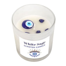 Load image into Gallery viewer, Crystal Chip Chakra, Protection, Abundance Fragrance Chip Candle Glass With Lid