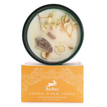 Load image into Gallery viewer, Crystal surprise flower candle for magical gift giving