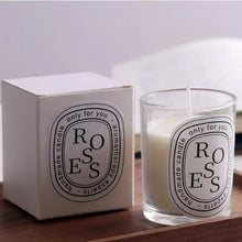 Load image into Gallery viewer, Aromatic fragrance candle in clear glass jar gift
