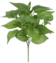 Load image into Gallery viewer, Artificial green leaves small decorative fake plant for room decor