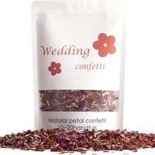 Load image into Gallery viewer, biodegradable wedding confetti colorful dried flower petals 
