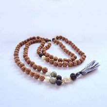 Load image into Gallery viewer, Boho-style Bali prayer bead necklace