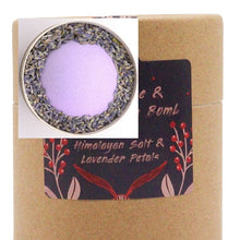 Load image into Gallery viewer, Bath gift set with essential oils, salt, and dried flowers