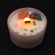 Load image into Gallery viewer, Gemstone energy candle for spiritual healing and mindfulness