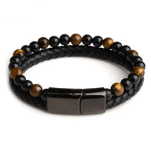 Load image into Gallery viewer, tigers eye bracelet uk-tigers eye bracelet meaning-tiger eye bracelet women&#39;s-tigers eye bracelet, men&#39;s-genuine tiger eye bracelet