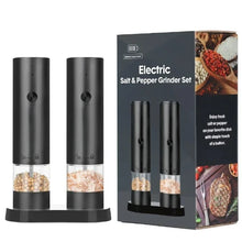 Load image into Gallery viewer, USB rechargeable electric salt and pepper grinder for kitchen