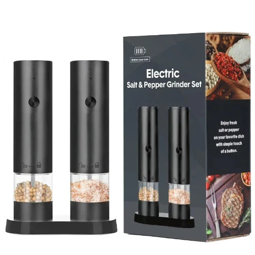USB rechargeable electric salt and pepper grinder for kitchen