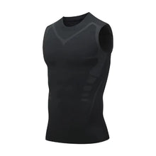Load image into Gallery viewer, black sleeveless sportswear tank top for workouts