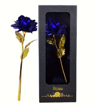 Load image into Gallery viewer, Shiny gold foil flower gift for her – Valentine’s surprise