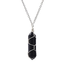 Load image into Gallery viewer, Healing quartz bullet necklace for meditation