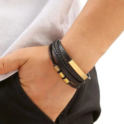 buckle-leather-bracelet-mens-braided-leather-bracelet-turkish-eye-leather-bracelets-gift-eye-bracelets-for-men-wristband-owl-leather-bracelet-stone-leaf-feather-multilayer-leather-bracelet-men-fashion-braided-handmade-star-rope-wrap-bracelets-bangles-male-gift