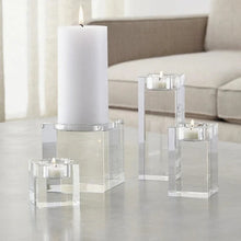 Load image into Gallery viewer, Crystal tealight holder for dining table