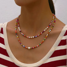 Load image into Gallery viewer, Trending necklace with colorful beads