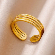 Load image into Gallery viewer, High-shine gold ring for women
