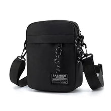 Load image into Gallery viewer, Black crossbody bag Crossbody men’s messenger bag with adjustable strap