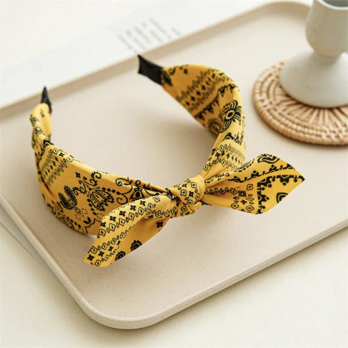 Cute rabbit ear turban hairband