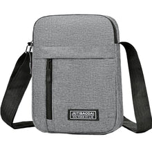 Load image into Gallery viewer, Gray shoulder bag Daily use shoulder bag for men with multiple pockets