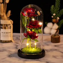 Load image into Gallery viewer, Artificial rose flowers with LED lights for home décor