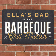 Load image into Gallery viewer, personalised barbecue metal sign gift for him