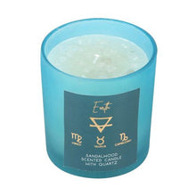 Load image into Gallery viewer, Crystal Chip Chakra, Protection, Abundance Fragrance Chip Candle Glass With Lid