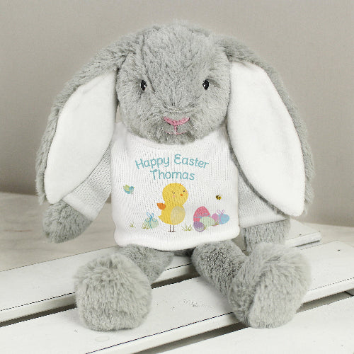 Cute personalised bunny rabbit gift for Easter celebrations
