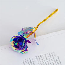 Load image into Gallery viewer, Forever Galaxy Rose With Luminous Purple Rose Flower Anniversary  Gift