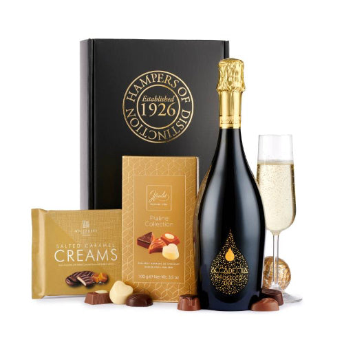 Luxury Chocolate and Prosecco Lovers Gift Box for Her