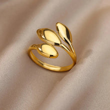 Load image into Gallery viewer, Anti-fade gold color ring for women