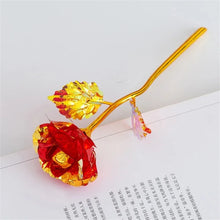 Load image into Gallery viewer, 18cm 24k Golden Rose Flower Valentine Day Gift 
