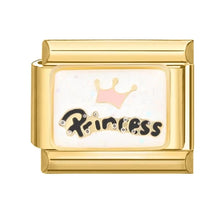 Load image into Gallery viewer, Stainless steel modular charm links in gold