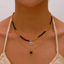 Load image into Gallery viewer, Earthy beaded jewelry with handmade charm
