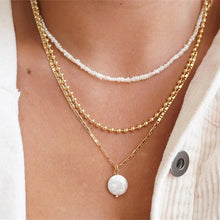 Load image into Gallery viewer, Artistic multilayer beads necklace